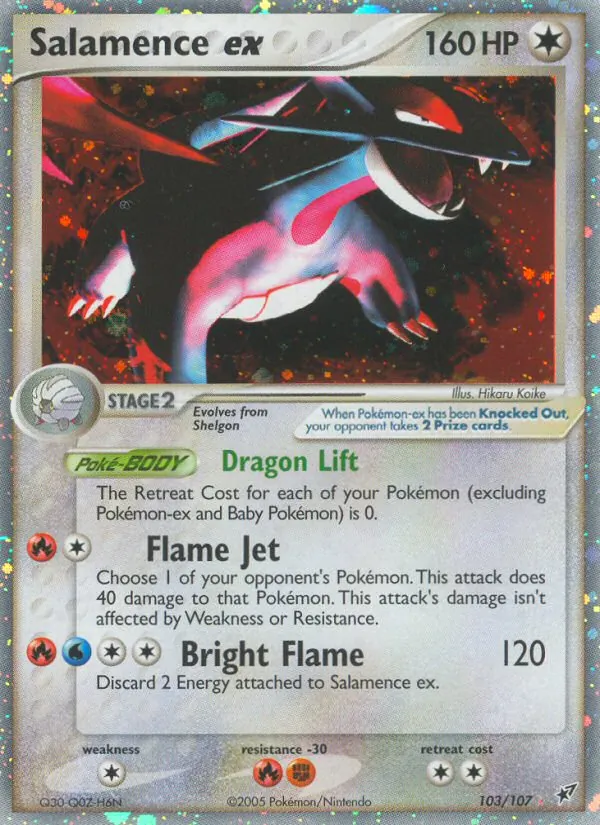 Salamence EX, Deoxys 103/107