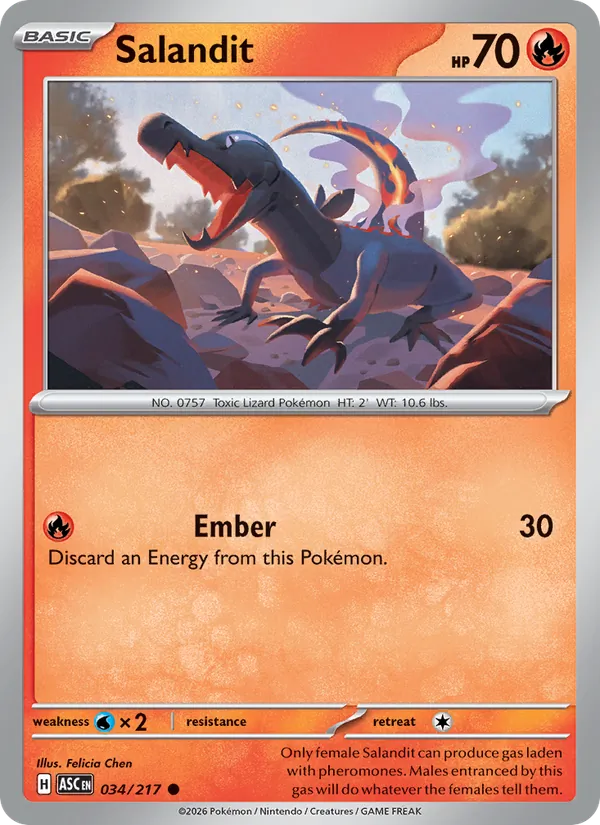 Salandit, Ascended Heroes 034/217