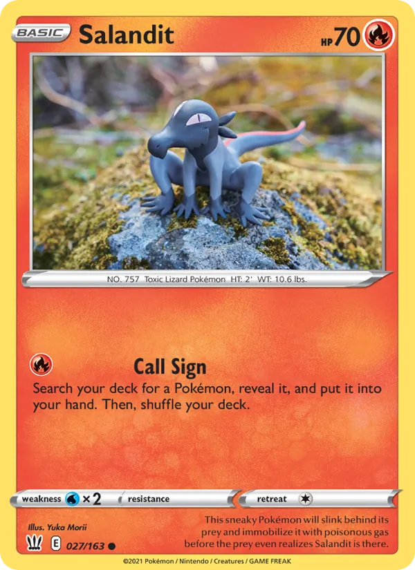 Salandit, Battle Styles 027/163