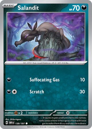 Salandit, Battle Academy 2024 (Darkrai) 139/197