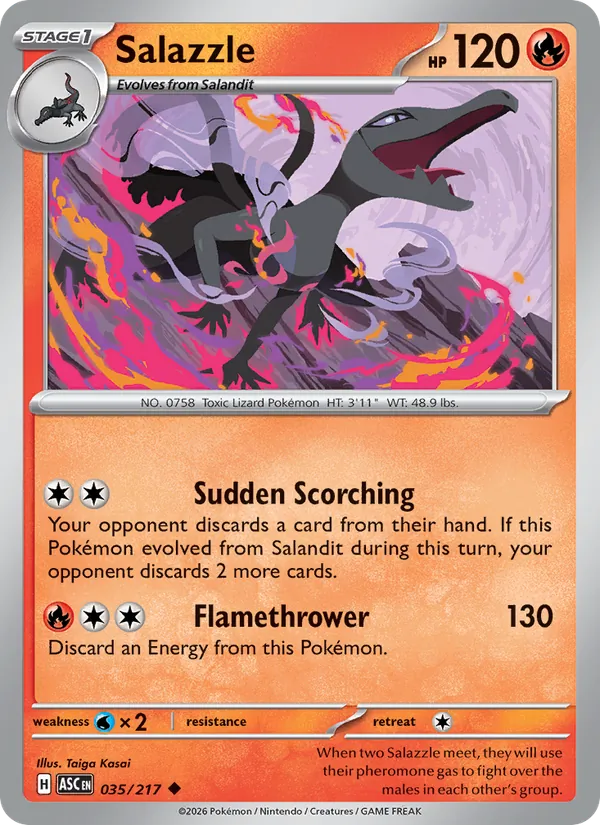 Salazzle, Ascended Heroes 035/217