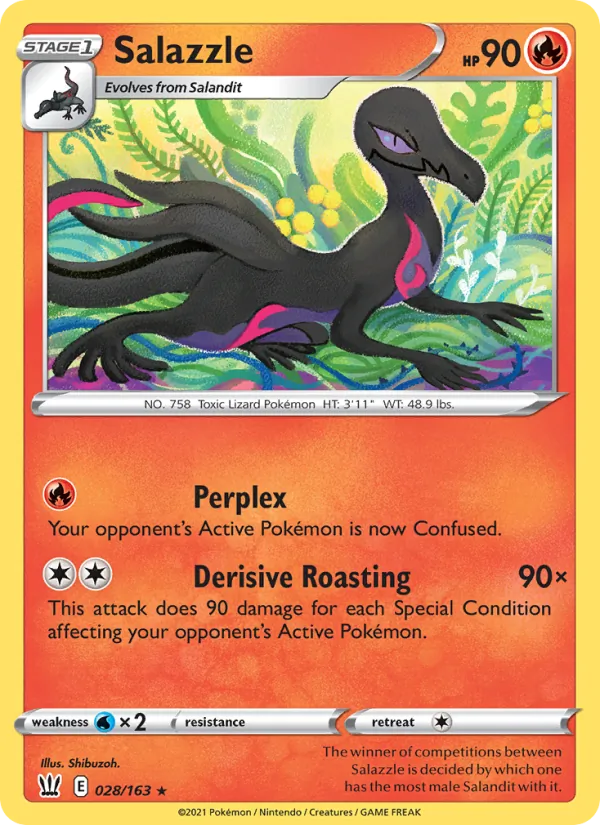 Salazzle, Battle Styles 028/163