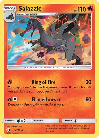 Salazzle, Dragon Majesty 014/070