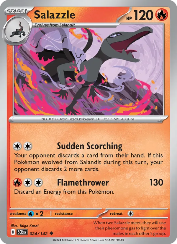 Salazzle, Stellar Crown 024/142