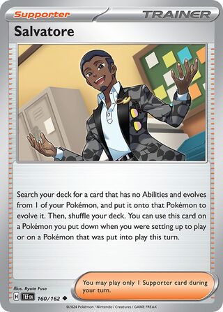 Salvatore, Play! Pokémon Prize Pack Series Five 160/162