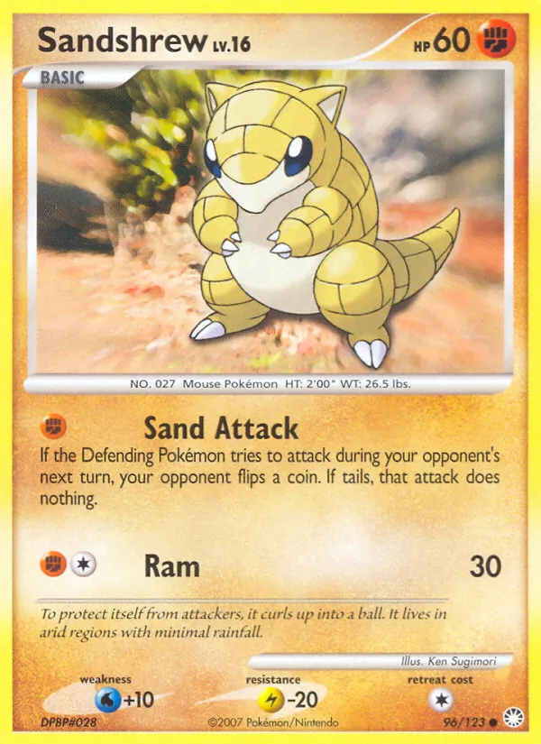 Sandshrew, Mysterious Treasures 096/123