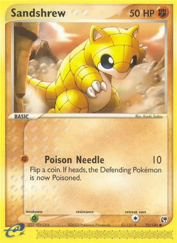Sandshrew, Sandstorm 075/100