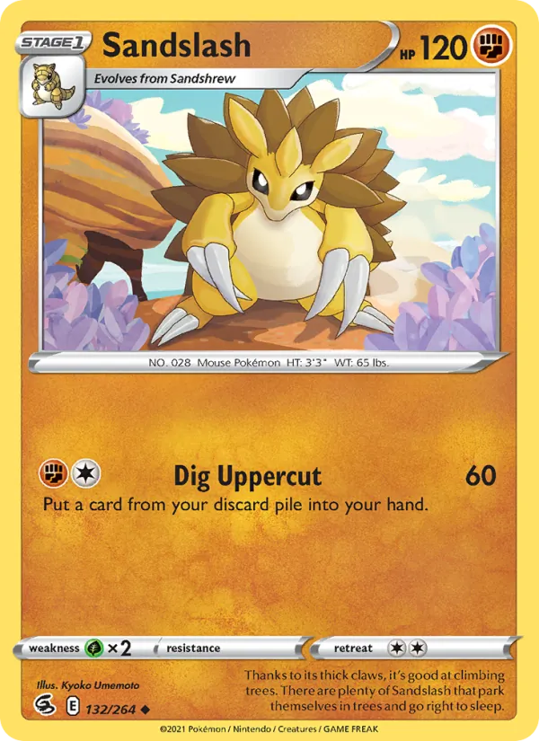 Sandslash, Fusion Strike 132/264