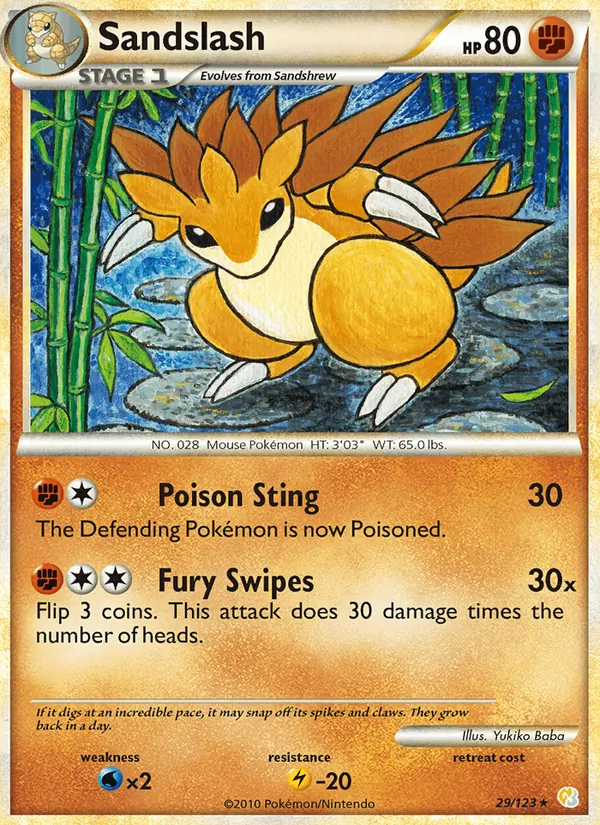 Sandslash, HeartGold & SoulSilver 029/123