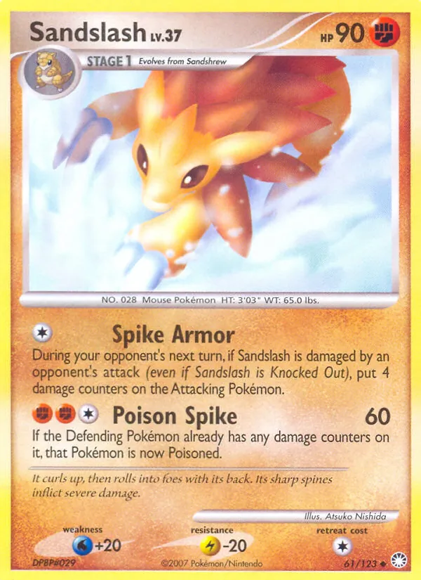 Sandslash, Mysterious Treasures 061/123