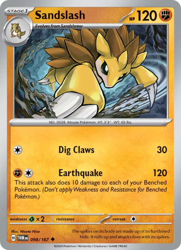 Sandslash, Twilight Masquerade 098/167