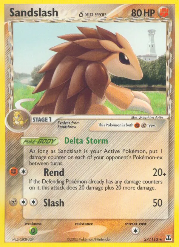 Sandslash δ, Delta Species 027/113