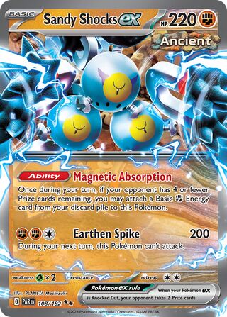 Sandy Shocks EX, Play! Pokémon Prize Pack Series Five 108/182