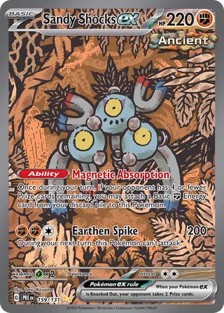Sandy Shocks EX, Prismatic Evolutions 159/131