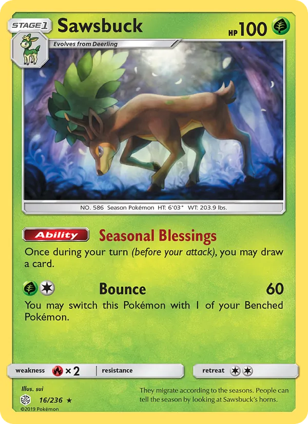 Sawsbuck, Cosmic Eclipse 016/236