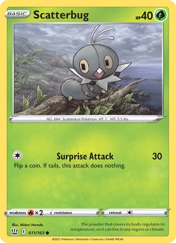 Scatterbug, Battle Styles 011/163