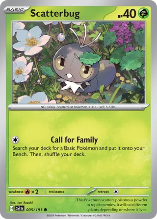 Scatterbug, Surging Sparks 005/191