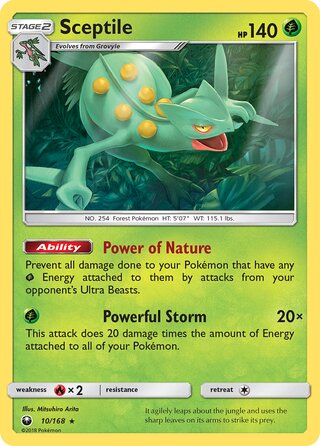 Sceptile, Celestial Storm 10/168