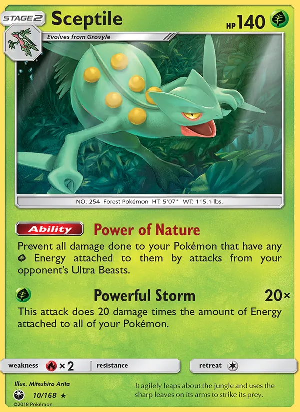 Sceptile, Celestial Storm 010/168
