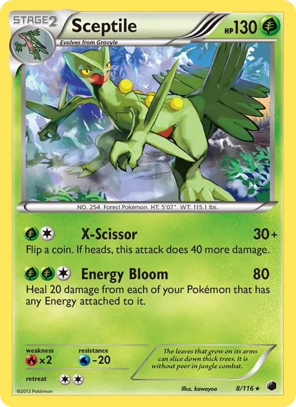 Sceptile, Plasma Freeze 008/116