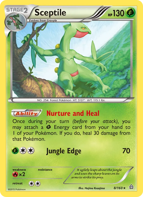 Sceptile, Primal Clash 008/160