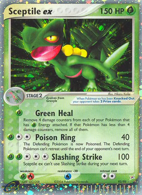 Sceptile EX, Team Magma vs Team Aqua 093/095