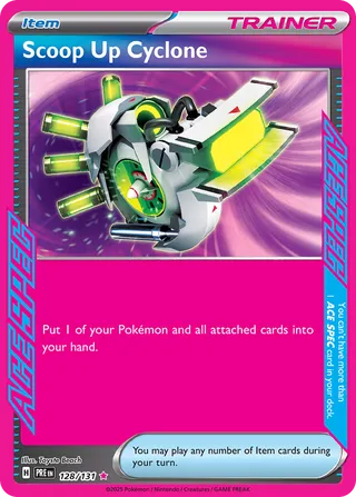 Scoop Up Cyclone, Prismatic Evolutions 128/131
