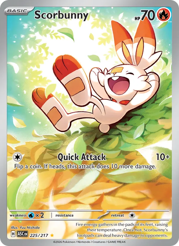 Scorbunny, Ascended Heroes 225/217