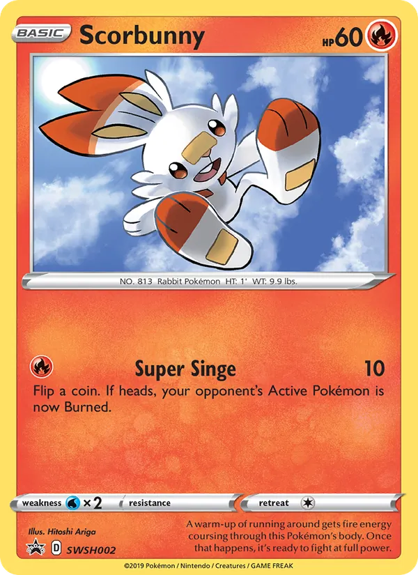 Scorbunny, SWSH Black Star Promos SWSH002/307