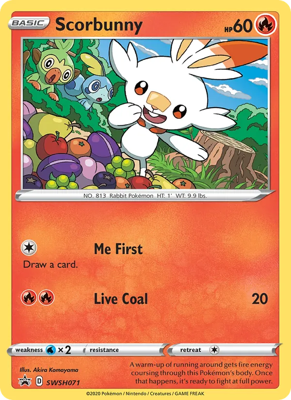 Scorbunny, SWSH Black Star Promos SWSH071/307