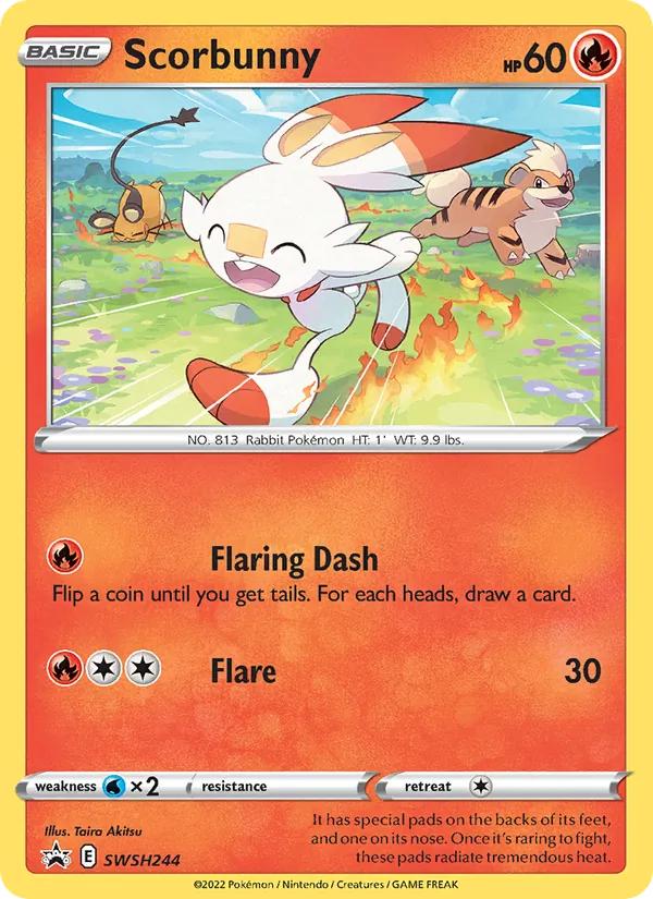 Scorbunny, SWSH Black Star Promos SWSH244/307