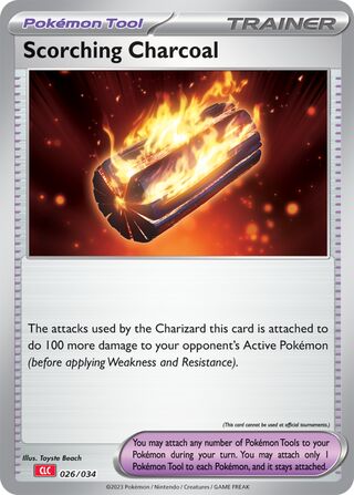 Scorching Charcoal, Pokémon TCG Classic (Charizard) 026/034