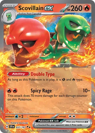 Scovillain EX, Surging Sparks 037/191