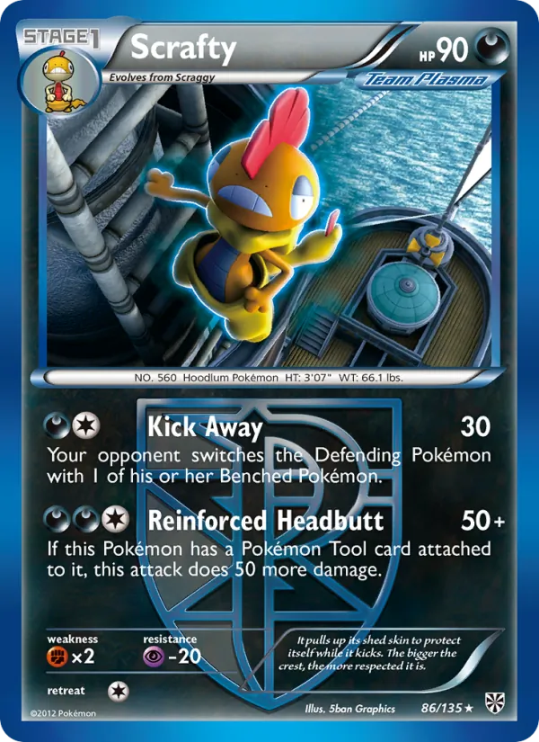 Scrafty, Plasma Storm 086/135