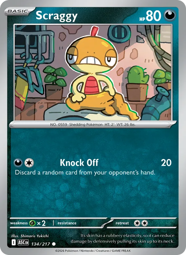 Scraggy, Ascended Heroes 134/217