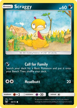Scraggy, Shining Legends 050/073