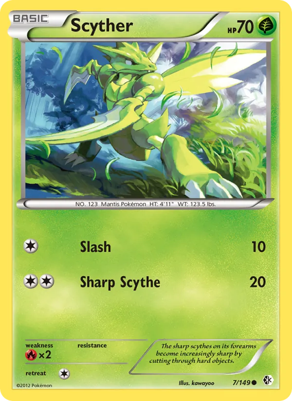 Scyther, Boundaries Crossed 007/149