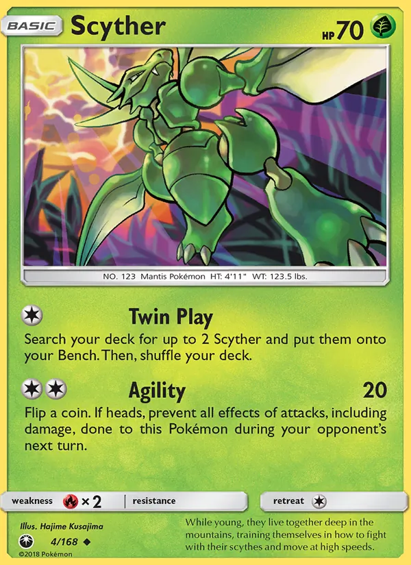Scyther, Celestial Storm 004/168
