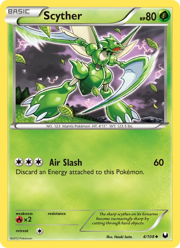 Scyther, Dark Explorers 004/108