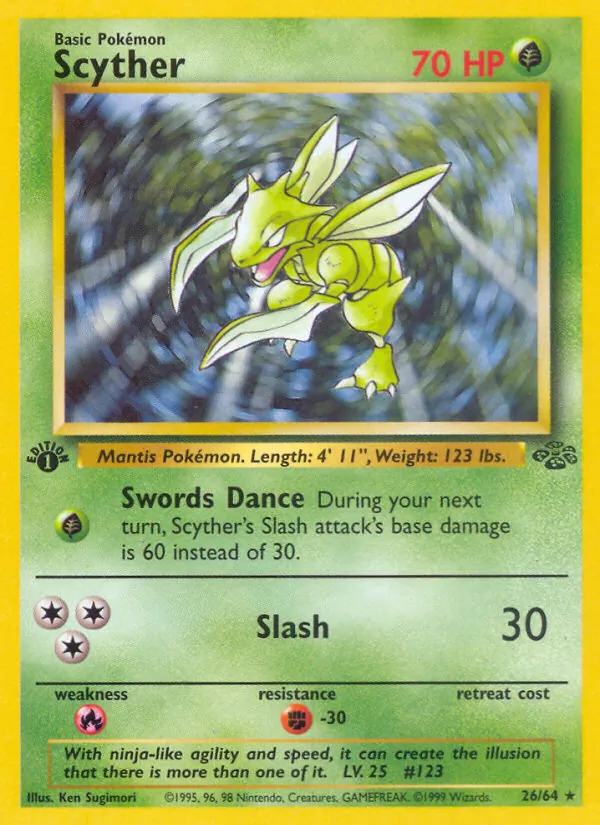 Scyther, Jungle 026/064