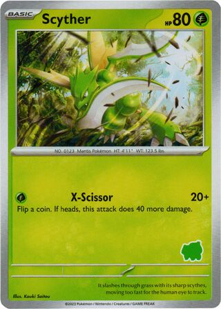 Scyther, My First Battle (Bulbasaur) No. 009