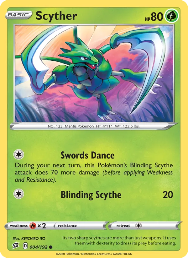 Scyther, Rebel Clash 004/192
