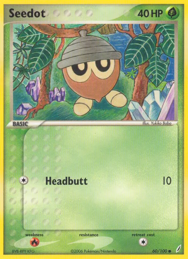 Seedot, Crystal Guardians 060/100