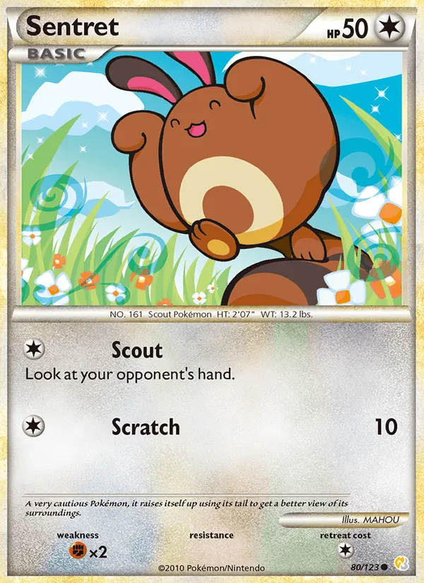 Sentret, HeartGold & SoulSilver 080/123
