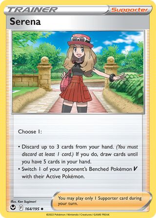 Serena, Play! Pokémon Prize Pack Series Three 164/195