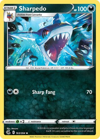 Sharpedo, Battle Academy 2022 (Eevee) 163/264