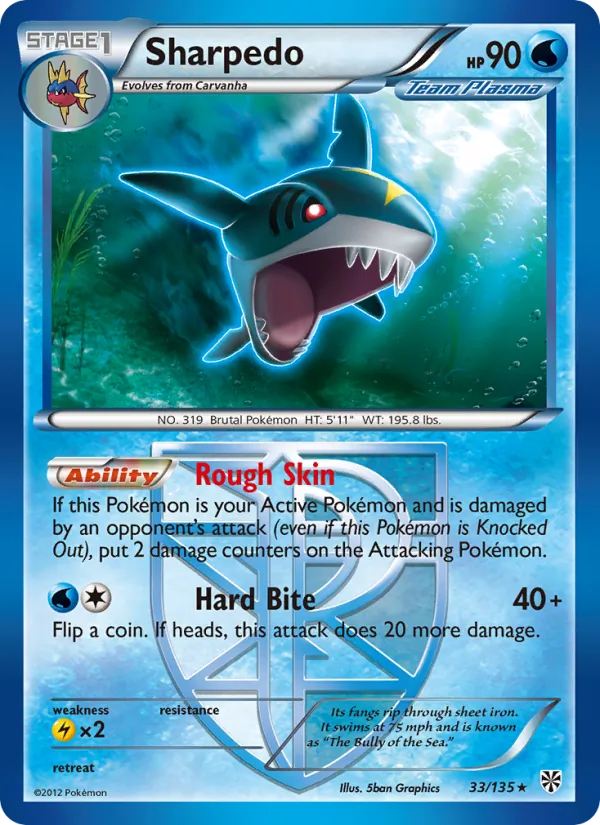 Sharpedo, Plasma Storm 033/135