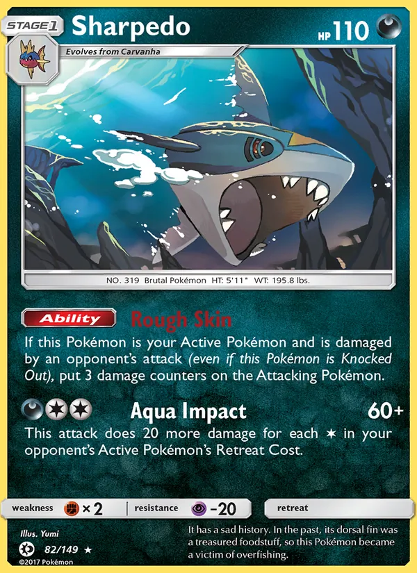 Sharpedo, Sun & Moon 082/149