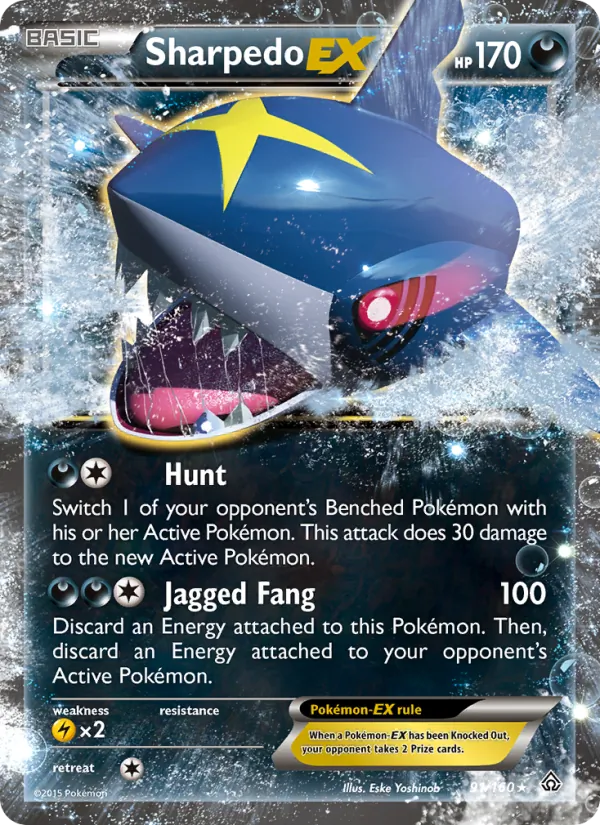 Sharpedo EX, Primal Clash 091/160