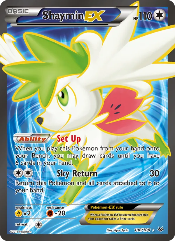 Shaymin EX, Roaring Skies 106/108